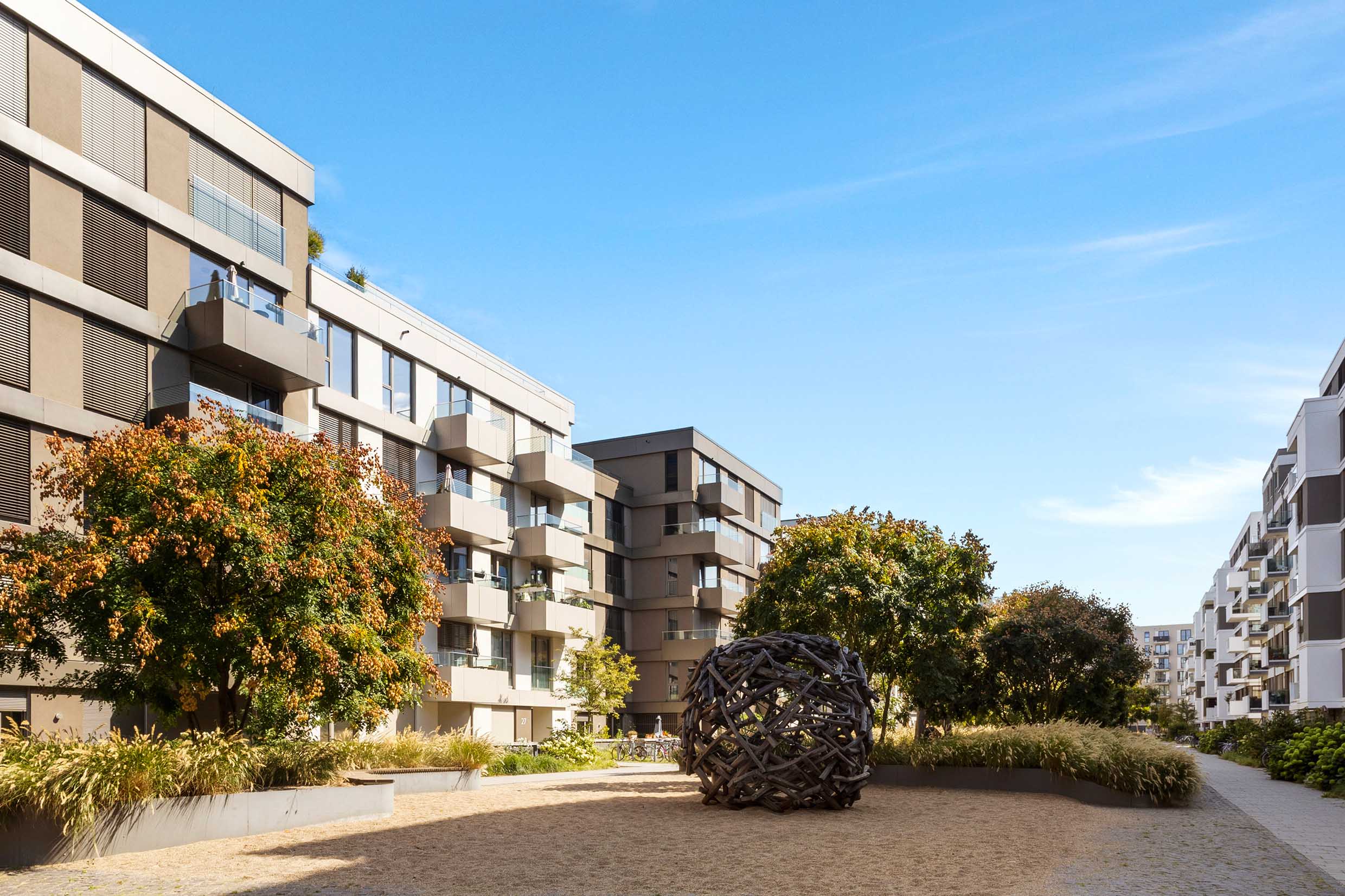 Luxus Luisenpark Penthouse in Berlin Mitte mit Terrasse, Kamin