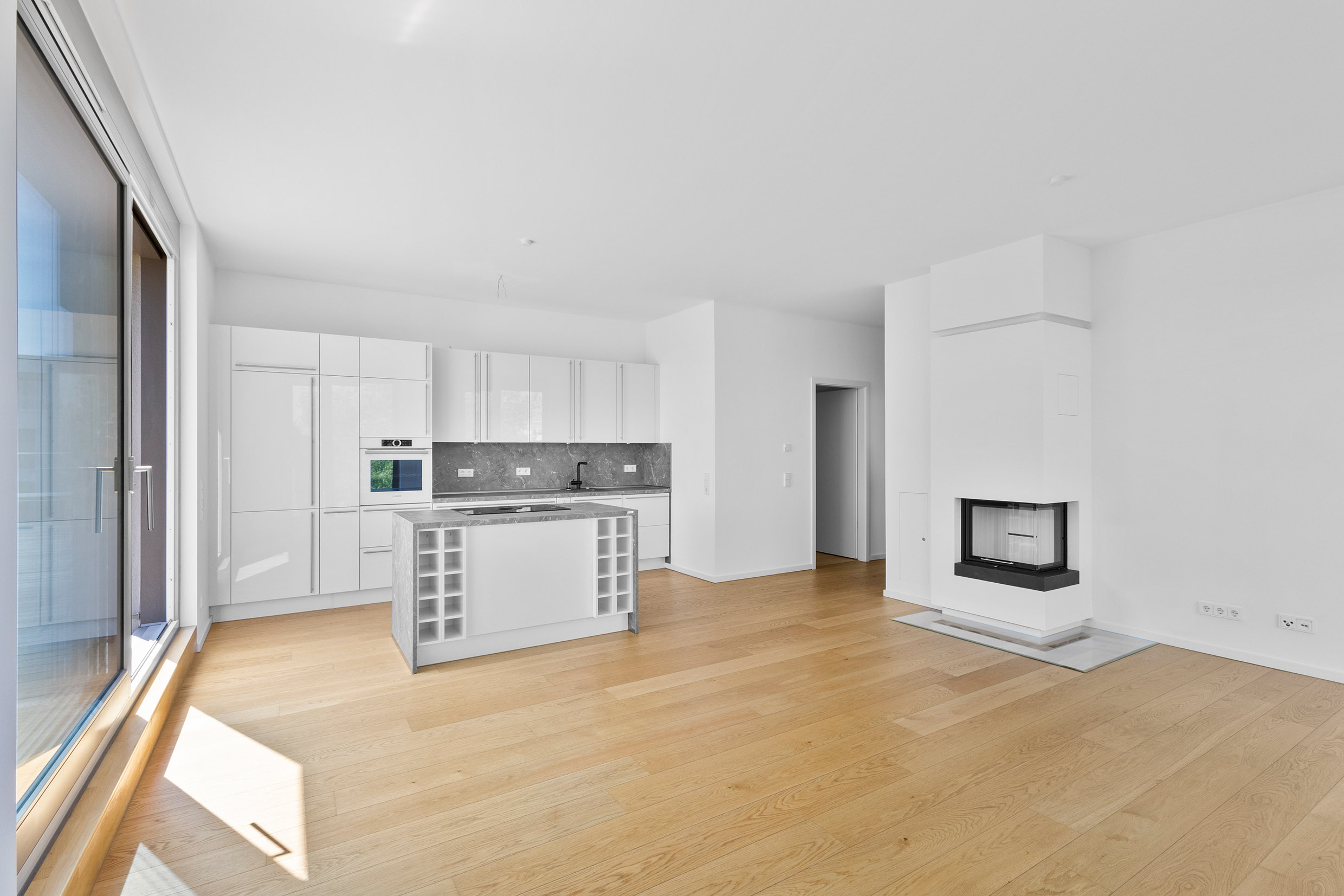 Luxus Luisenpark Penthouse in Berlin Mitte mit Terrasse, Kamin