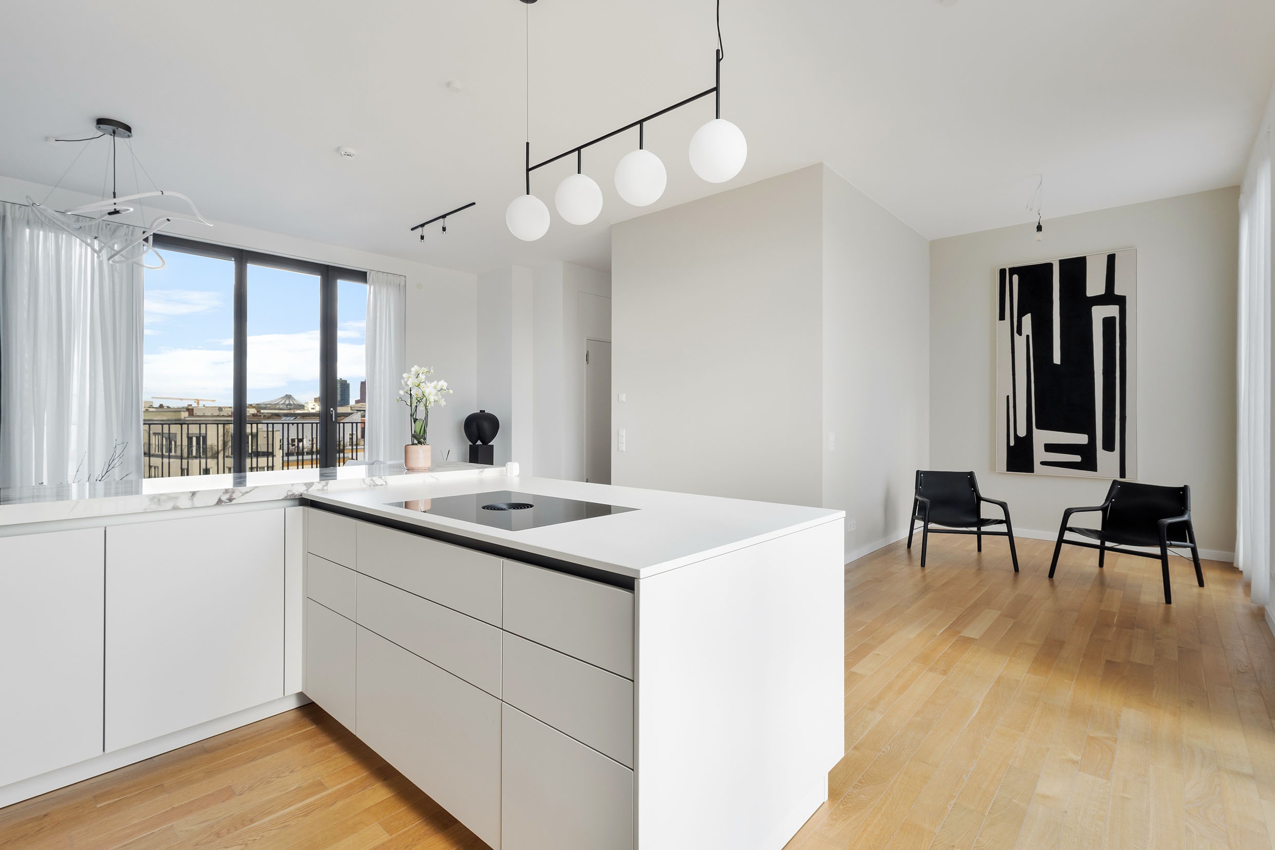 sonniges Penthouse Berlin Charlottenburg Mit Einbauküche