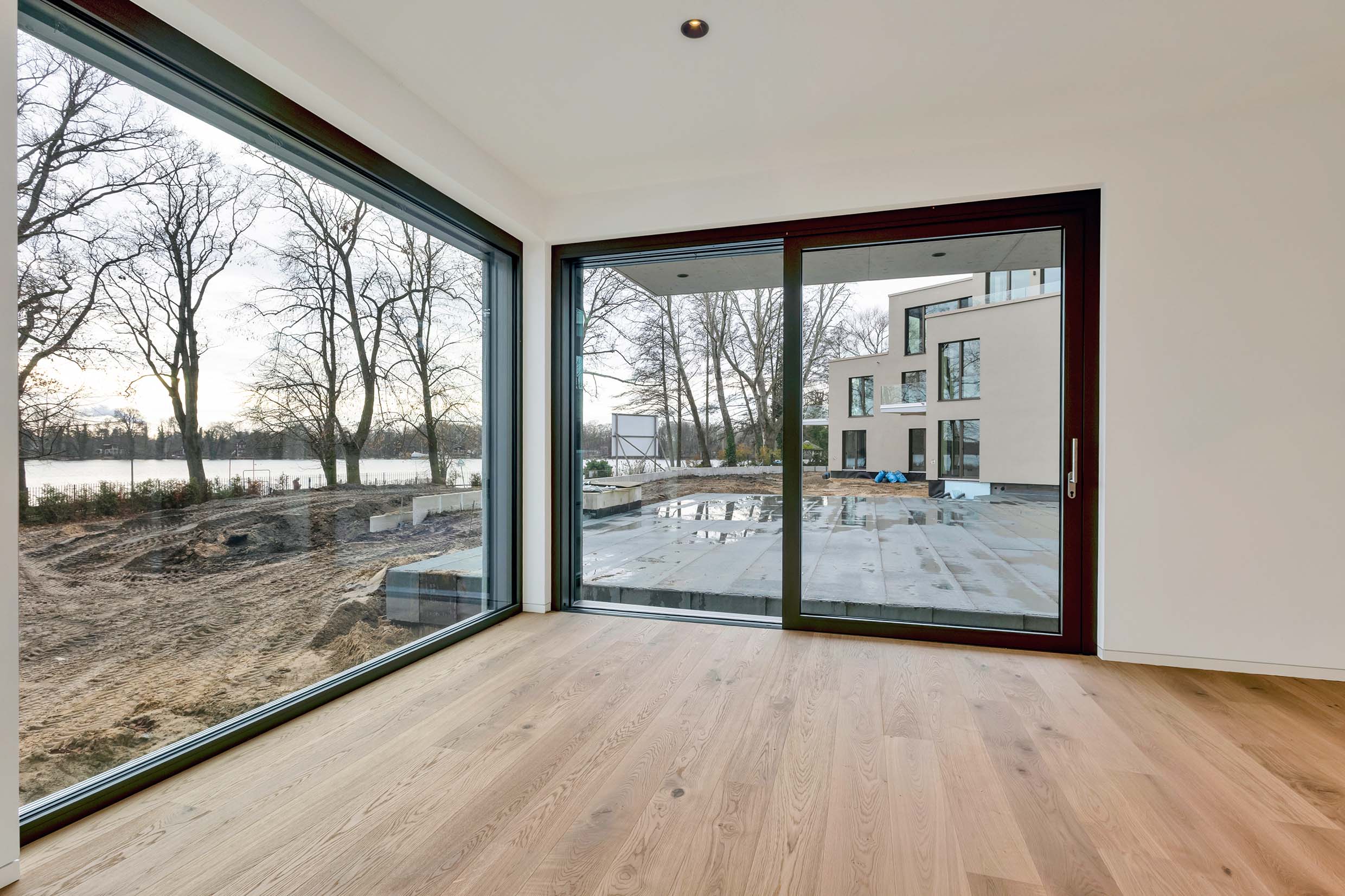 Moderne Familien Wohnung mit Garten am Tegeler See mit Seeblick