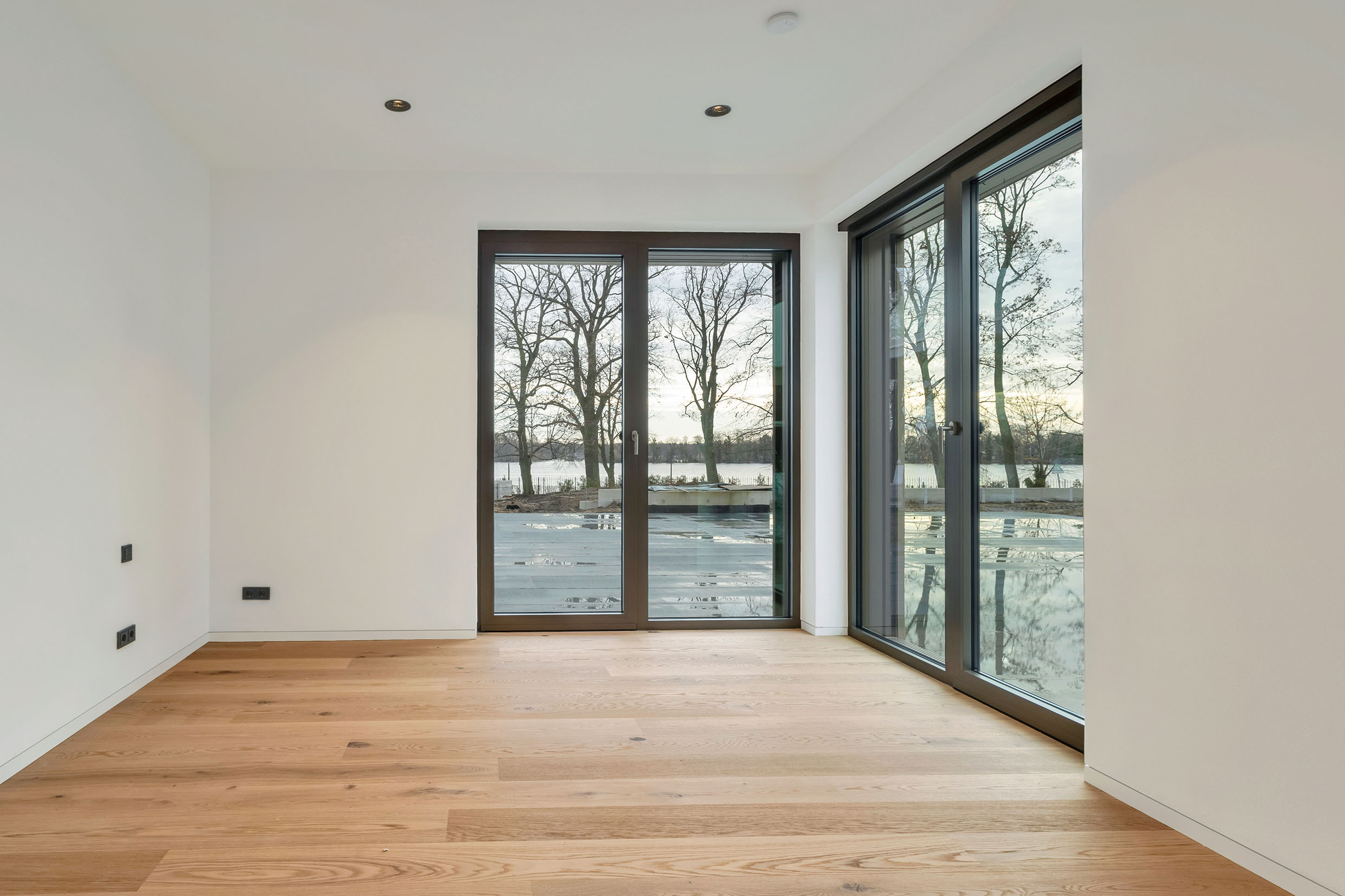 Moderne Familien Wohnung mit Garten am Tegeler See mit Seeblick
