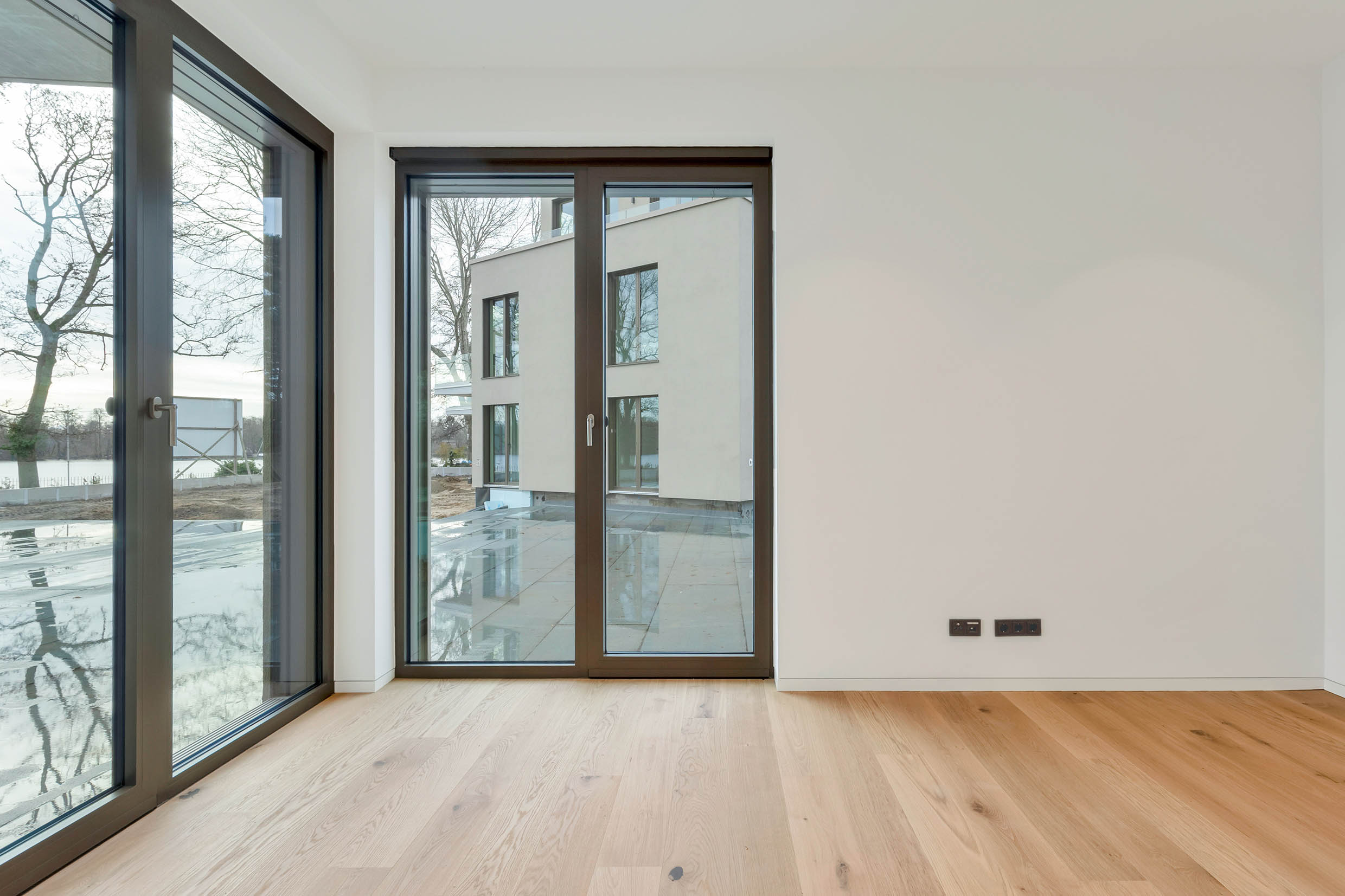 Moderne Familien Wohnung mit Garten am Tegeler See mit Seeblick