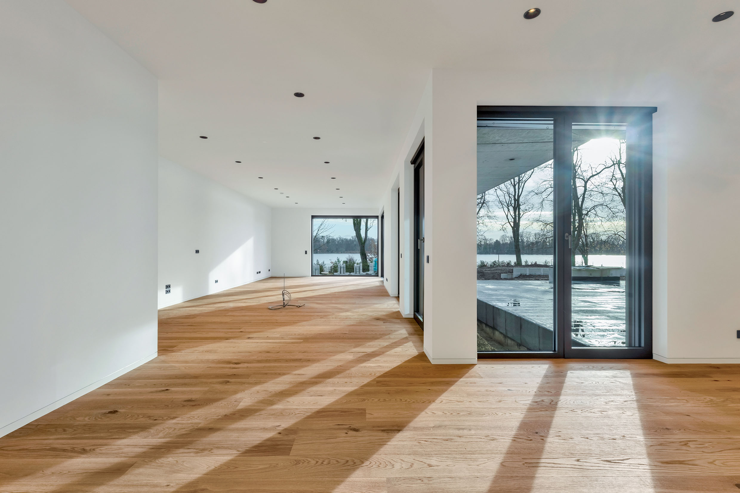 Moderne Familien Wohnung mit Garten am Tegeler See mit Seeblick