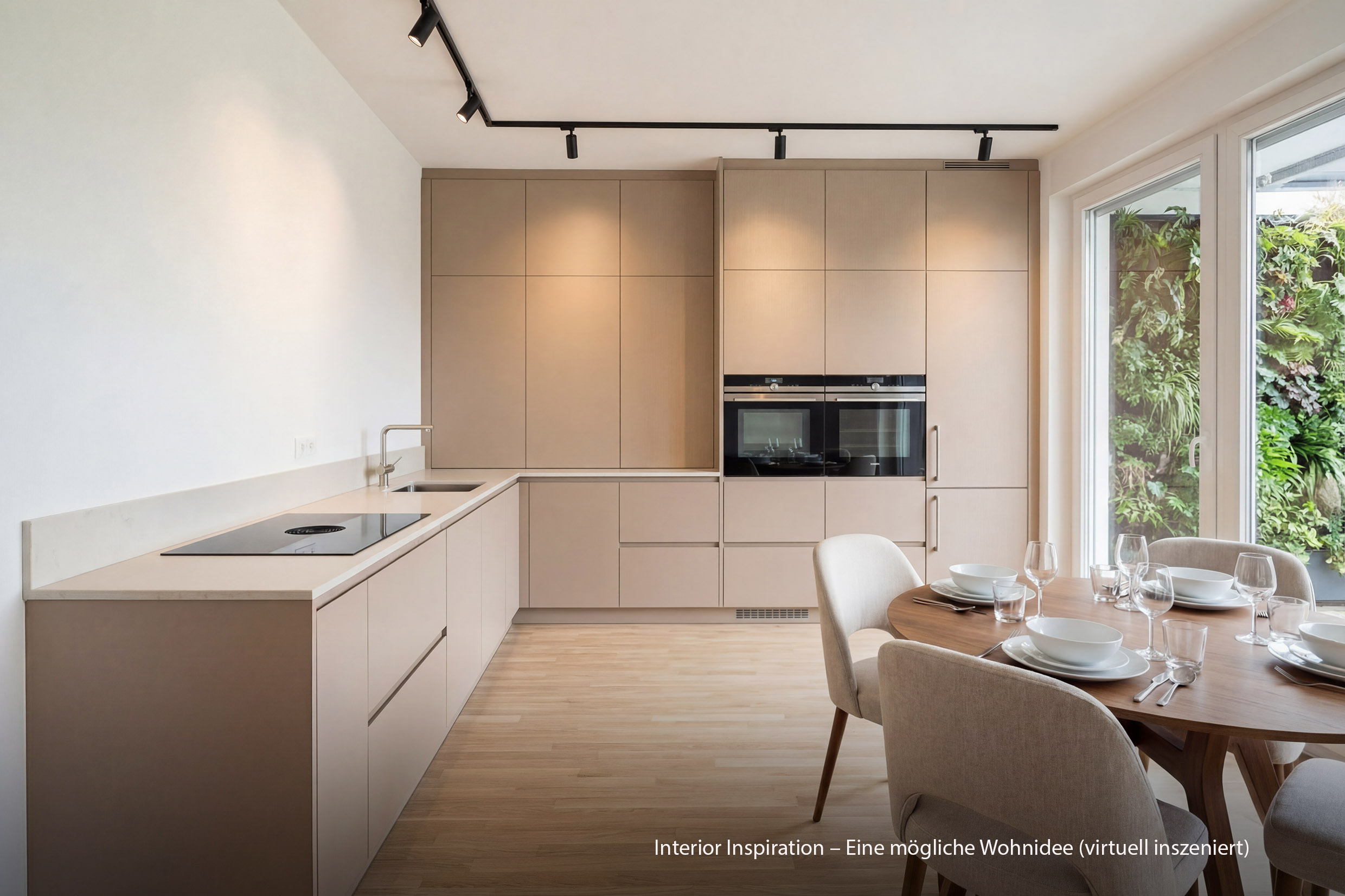 Remise townhouse style apartment in Berlin Mitte with open gallery living