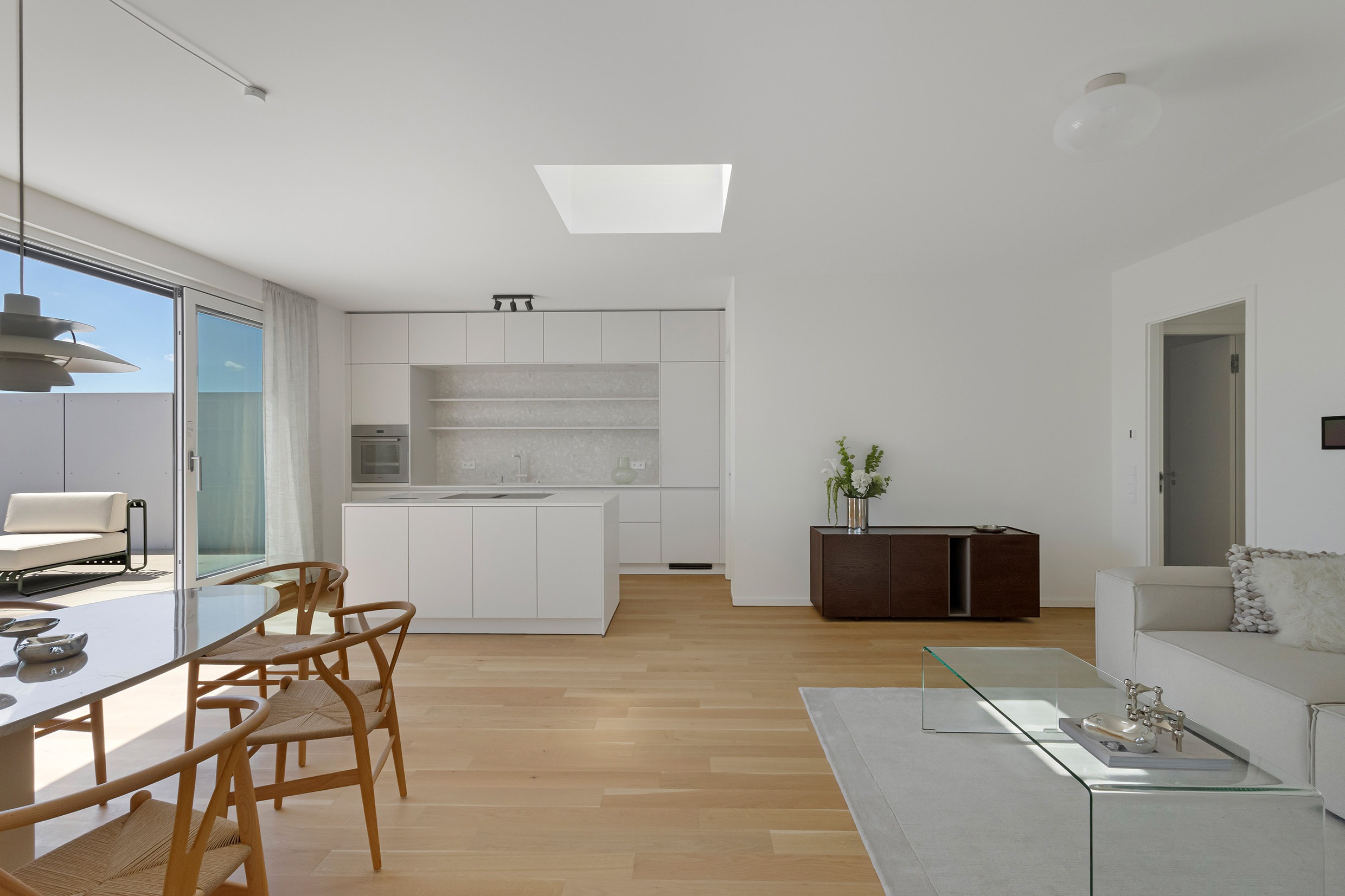 Penthouse in Berlin Firedenau mit hochwertiger Einbauküche und XXL Sonnenterrasse