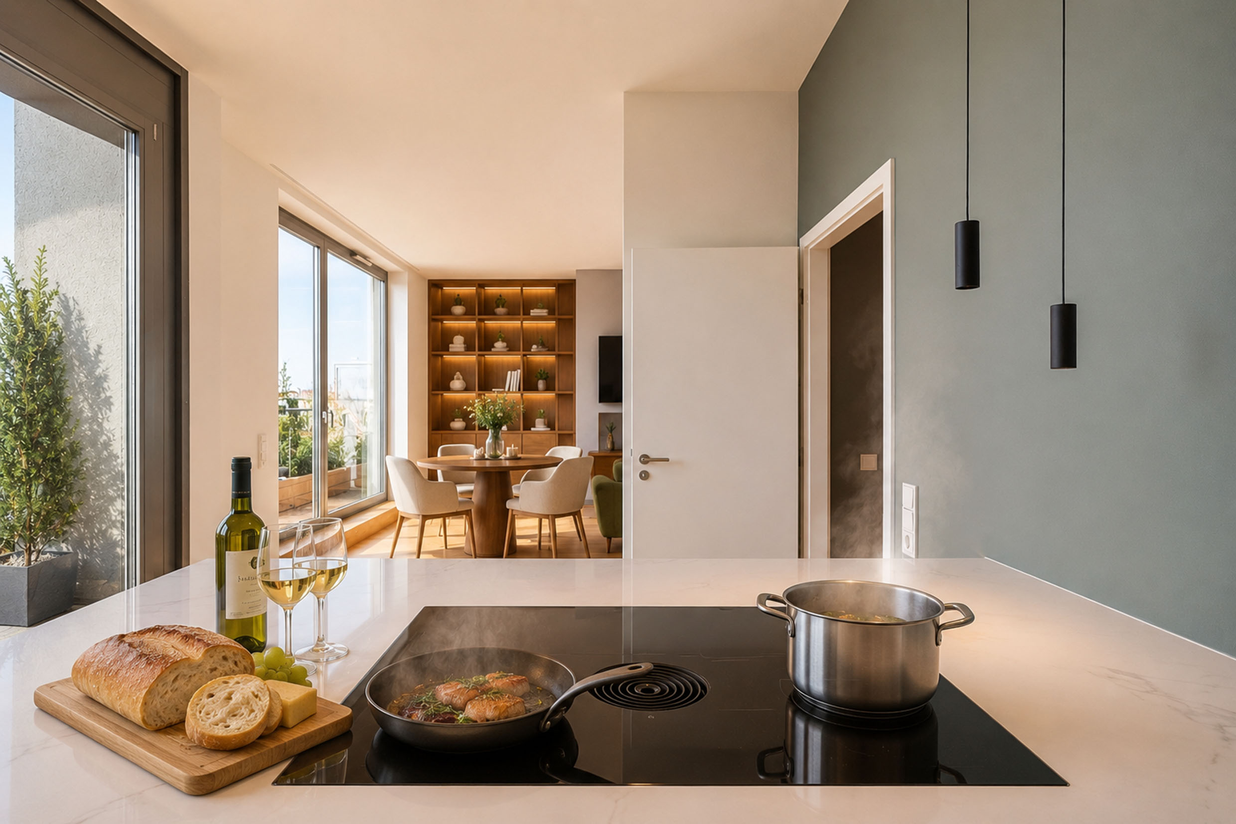 HOCHWERTIGES PENTHOUSE MIT WEITBLICK, SIEMATIC EINBAUKÜCHE UND EXKLUSIVER AUSSTATTUNG