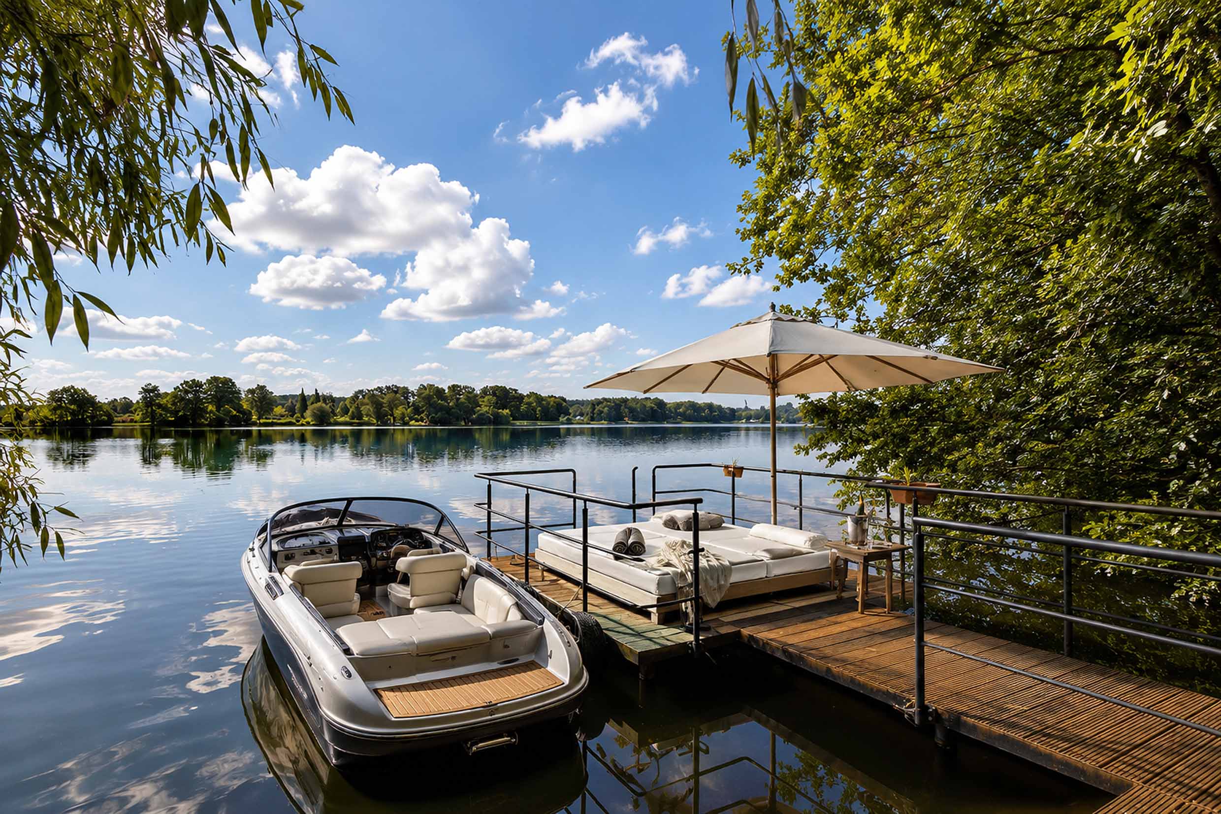 See Lodge - Exklusives Wohnensemble mit direktem See Zugang am Heiligensee Wohnen Am Wasser