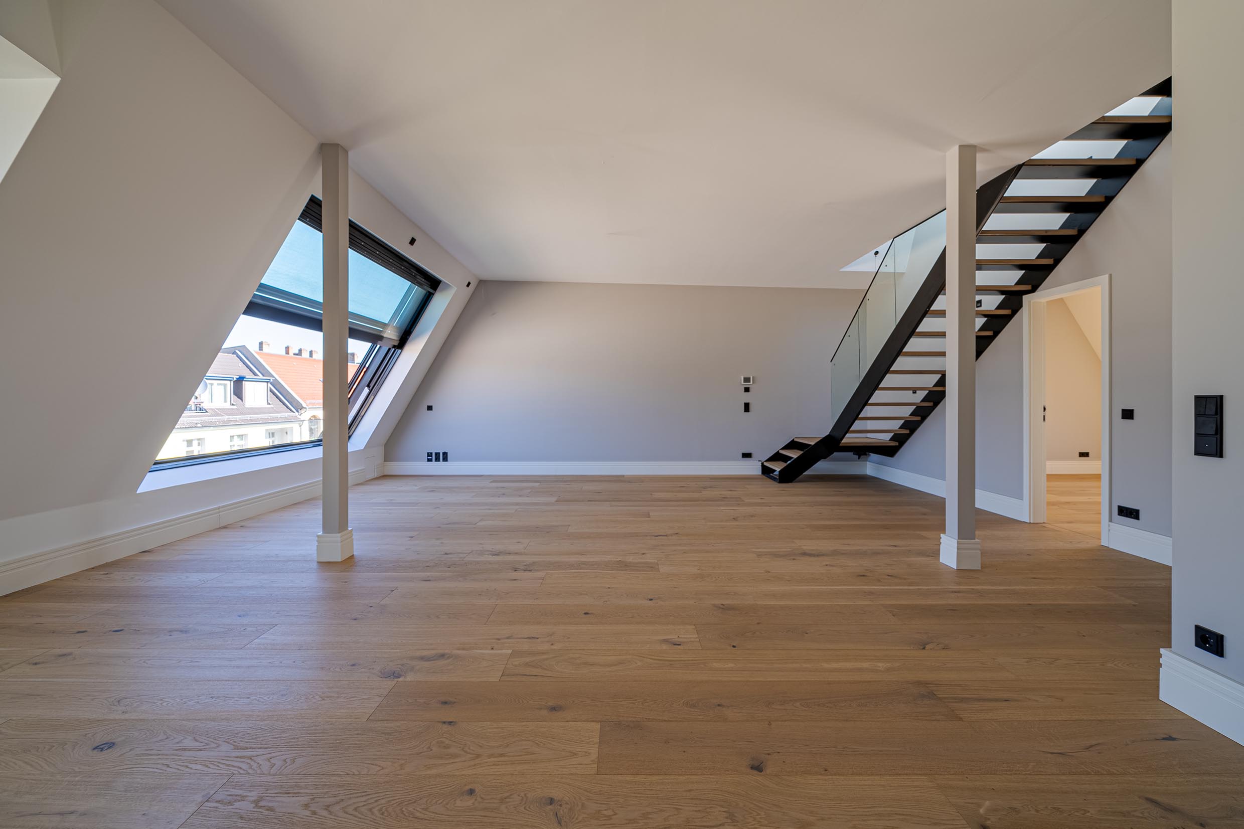 Modersohn Suite - Altbau-Chic trifft Media Spree - Dachgeschoss Penthouse mit Dachterrasse