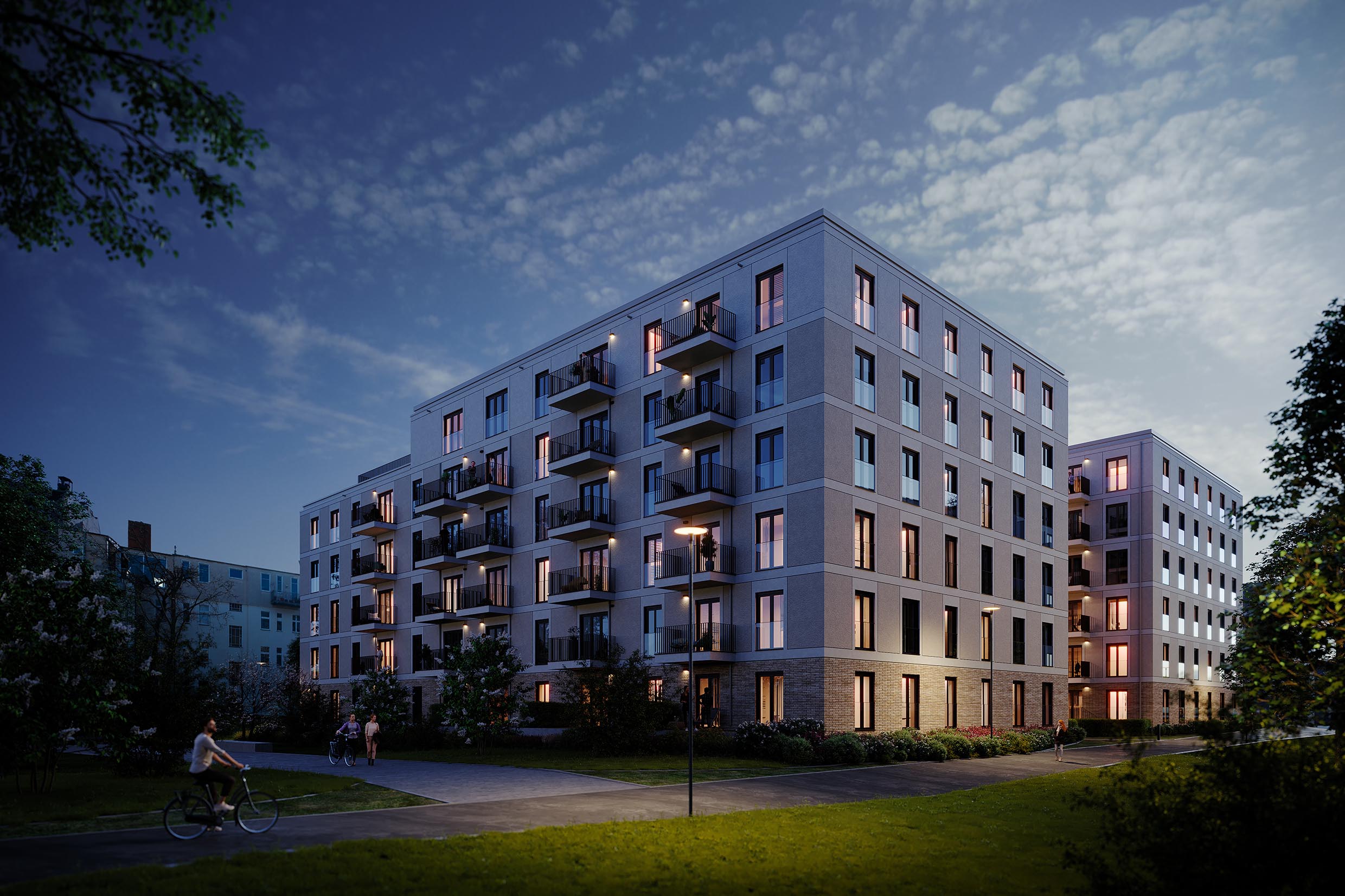 Neubau Wohnungen in Friedenau im Marlene und Dietrich by Instone